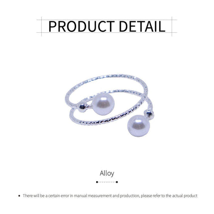 Adjustable Open Finger Ring Elegant Design Fashion Jewellery for Women Gifts