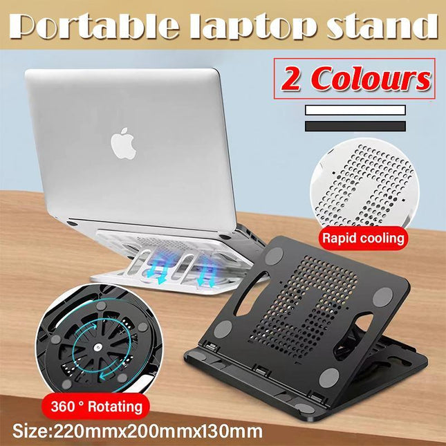 Laptop Stand Notebook Foldable Adjustable Table Portable Lazy Computer Desk - Aimall