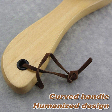 2PCS Wooden Handle Horsehair Clothes Brush Dust Remover Household Cleaning Brush