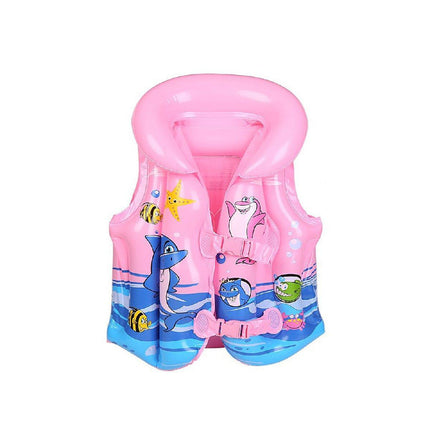 Inflatable Swim Vest with Buoyancy Support for Water Activities and Training Use