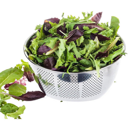 304 Stainless Steel Drain Basket for Rice Washing Vegetables Household Strainer