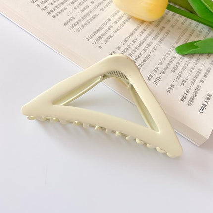 Women's Simple Hair Claws Clip Large Geometric Barrette Ponytail Clamp Hairpin - Aimall