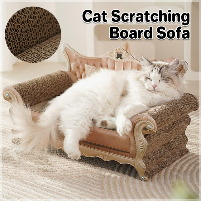 Cat Sofa Scratcher Furniture Protector Anti-Scratch Chaise Lounge Bed Cat Toy