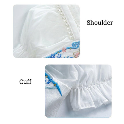 Summer Princess Hanfu Dress for Girls Cute Chinese Traditional Outfit