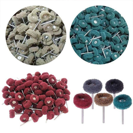50pcs Mini Nylon Brush Set Grinding Head Polishing Machine Accessories Tools