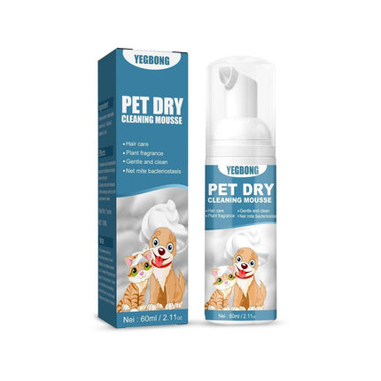 Pet Dry Cleaning Foam No Water Needed Deodorant Shampoo for Dogs and Cats
