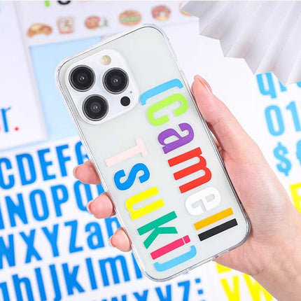 10pcs Letter Stickers Colorful DIY Scrapbooking Water Bottle Greeting Cards