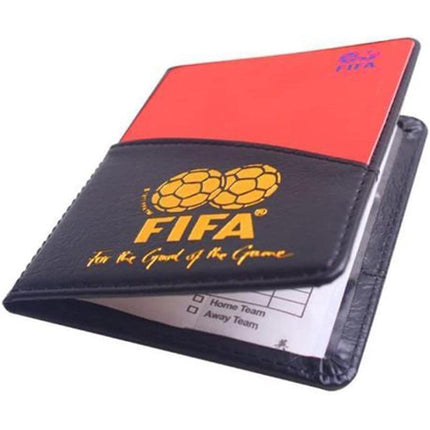 New Sport Football Soccer Referee Wallet Notebook with Red Card and Yellow Card - Aimall