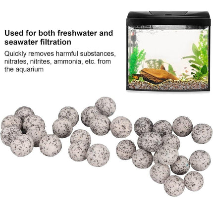 Quartz Ball Ceramic Bio Ball Filter Media Biological Ring for Aquarium Fish Tank