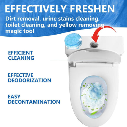 16/32pcs Effervescent Toilet Cleaning Tablets Descaling Deodorizing Odor Free