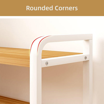 Adjustable Height Multi-Layer Desktop Bookshelf Home Office Floor Organizer Rack