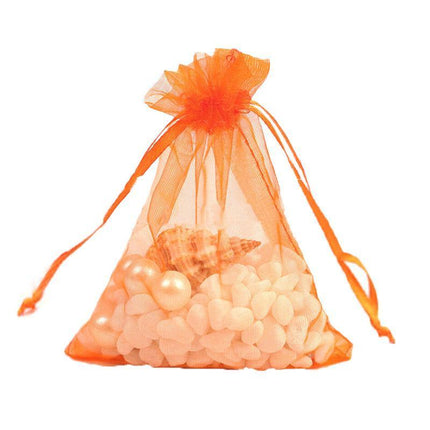 50PCS Organza Bag Sheer Bags Jewellery Wedding Candy Packaging Sheer Bags 10*15 cm - Aimall