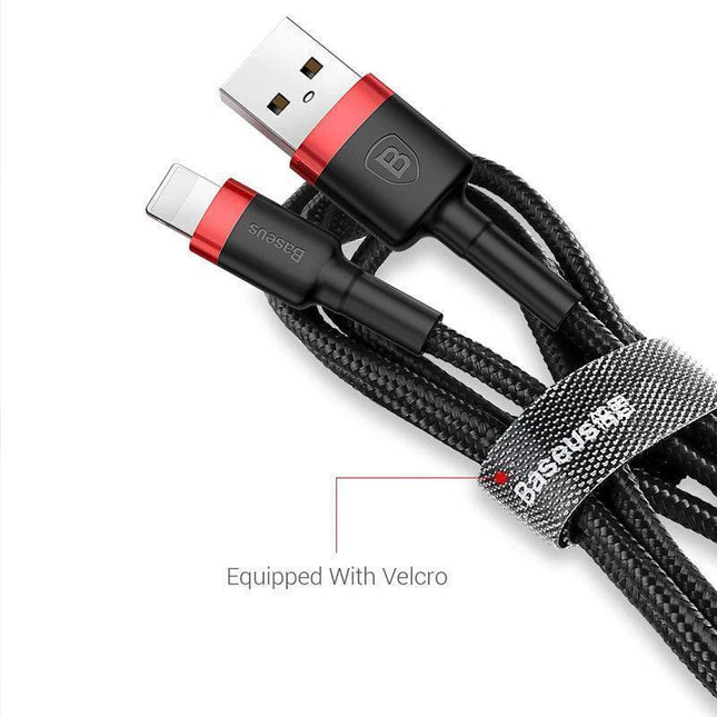 Baseus USB Charging Cable Data Charger Cord For iPhone 13 12 11 XS XR 8 7 iPad 2PCS 3M - Aimall