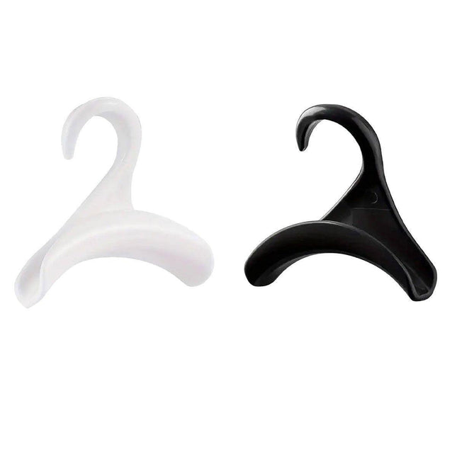 10PCS Wardrobe Plastic Storage Rack Hook Multi-Purpose Hanger Tie Scarf Holder