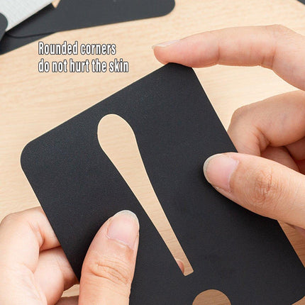 DIY Black Plastic Numerical Letter Symbol Inkjet Template for Wall Furniture