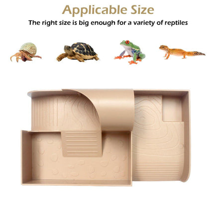 Turtle Basking Platform Floating Habitat Aquarium Climbing Dock for Reptiles