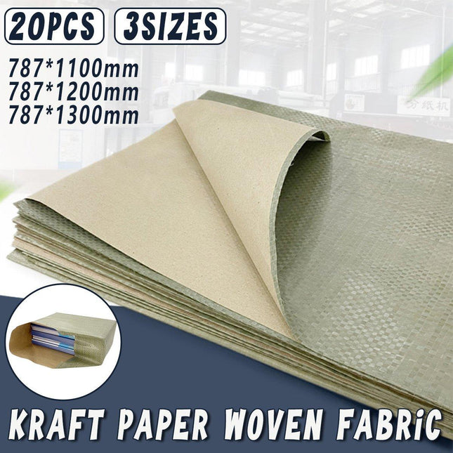 Heavy Steel Duty Kraft Paper Woven Fabric Composite for Book Furniture Packaging