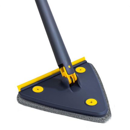 Adjustable Rotating Triangle Mop Wet Dry Dual-use Household Mop with Scraper