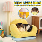 Multifunctional Cat Lounge Cozy Sofa Scratch Post Comfortable Kitty Rest Area - Aimall