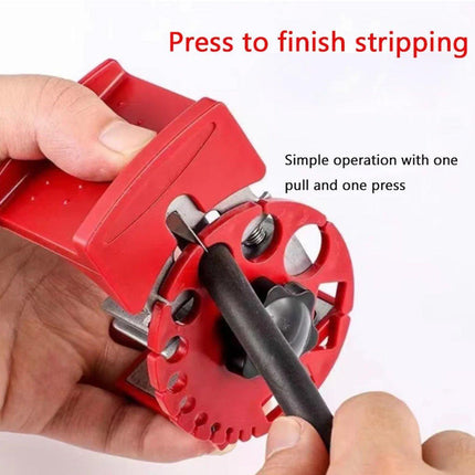 Handheld Quick Wire Stripper Adjustable Manual Cable Stripping Tool for Wiring