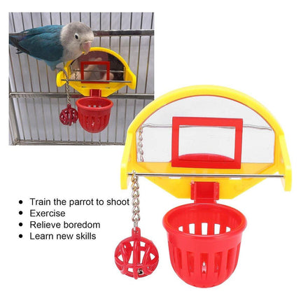 Parrot Bird Toy Training Basketball Intelligence Training Toy Small Medium Birds