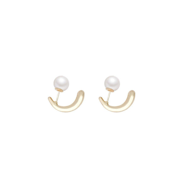 Premium Pearl Earrings Elegant Simple Design Timeless Fashion Jewelry for Women