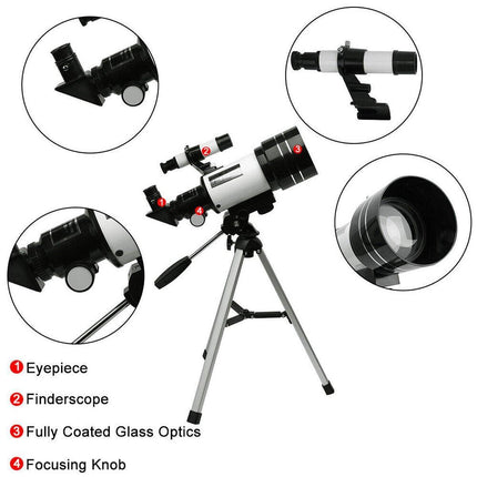 150x HD Astronomical Telescope High Tripod Zoom Monocular for Stars