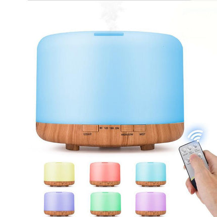 500ML Aroma Aromatherapy Diffuser LED Oil Ultrasonic Air Humidifier Purifier - Aimall