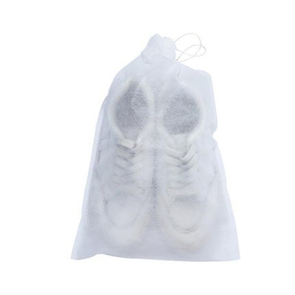 200X Protect Drawstring Clear Storage Bag Shoe Dust Covers Non-Woven Shoe Bags - Aimall