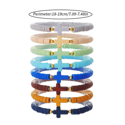 8/14pcs Bohemian Bracelet Set Colourful Beaded Bracelets Stackable Jewelry Gift