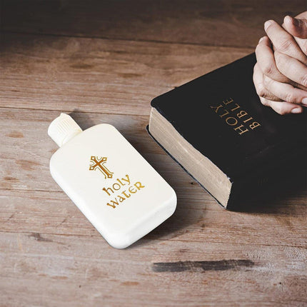 10XHoly Water Bottle Gold For Cross Plastic Portable Holy Water Container Easter