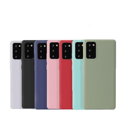 Red Shockproof Cover Slim Case for Samsung S21 S10 S20 Plus Ultra FE Note20 - Aimall