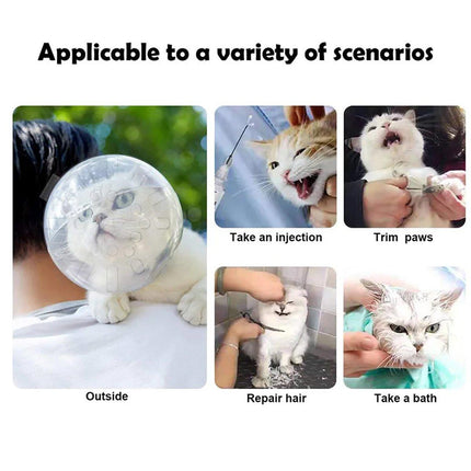 Bite-Resistant Breathable Pet Headcover Helmet for Cat and Dog Protective Use