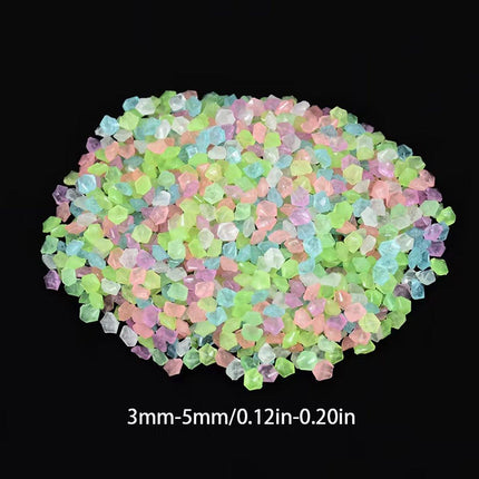 250g Fluorescent Glow in the Dark Sand Gravel for Micro Landscape Aquarium