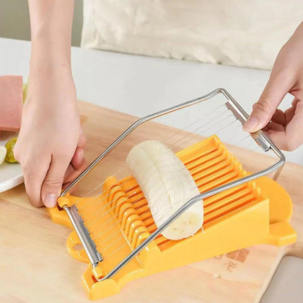 4PCS Kitchen Ham Lunch Meat Slicer Food Cutter Easy Use Tool for Perfect Slices