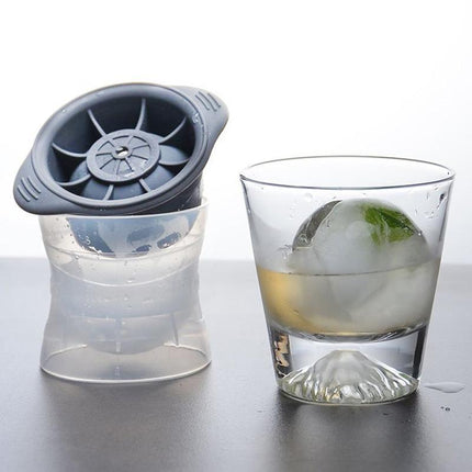4PCS Whiskey Cocktail Sphere ICE Ball Mold Cube Maker Jelly Silicone Mould Set - Aimall