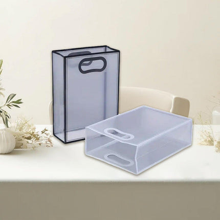 25pcs Transparent PVC Handbag for Wedding Festival Candy Gift Packaging Bag