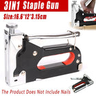 Heavy Duty Staple Gun Fastener Tool Tacker with Staples for Upholstery and Nails