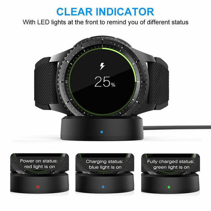 Sport Smart Watch Wireless Charging Dock Charger For Samsung Galaxy Gear S2 S3 - Aimall