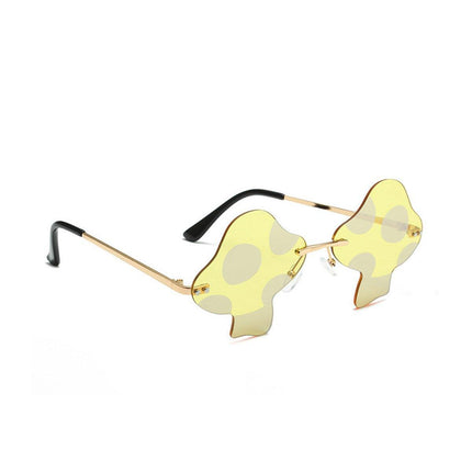 Decorations Party Favor Sunglasses for Women Eyewear Mushroom Shape Sun Glasses - Aimall
