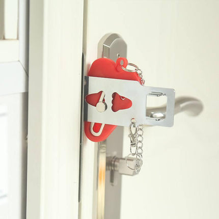 Portable Door Lock Security Safety Travel Hotel Home Addalock Safe Lock NEW - Aimall