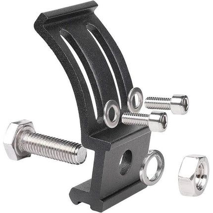 2X Mounting Brackets Rotating Slide Base Mounts AL Alloy For LED Work Light Bar - Aimall