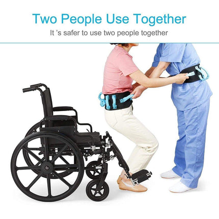 Rehabilitation Transfer Lumbar Belt Patient Assist Get Up Restraint Training Aid