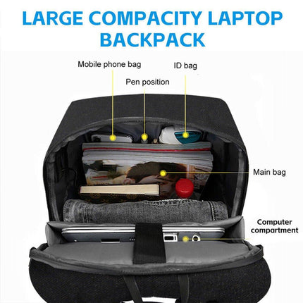Men Business Bag Laptop Multi Functional Computer Bag Large Capacity Backpack