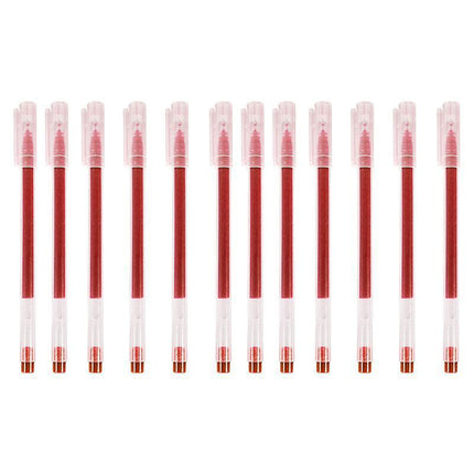 12x Rollerball Gel Pen Fine Point 0.5 mm High Ink Capacity School Office Pen - Aimall