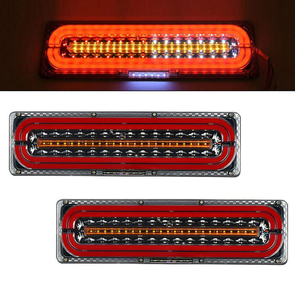 Truck Trailer LED Tail Light Sequential Turn Signal Lamp for RV Decoration