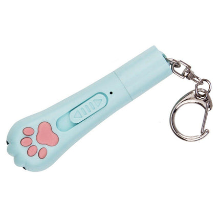 Mini Handheld Cat Claw Teasing Toy Interactive Pet Play Wand for Kitten Exercise