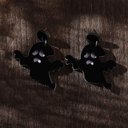 Halloween Ghost Earrings Punk Style Jewelry for Women Gothic Fashion Accessories