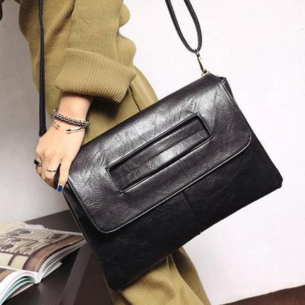 Large Capacity Shoulder Bag for Women Simple Crossbody Handbag Clutch Envelope Bag