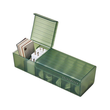 Data Cable Storage Box with Cover Organizer for Cables Chargers and Accessories